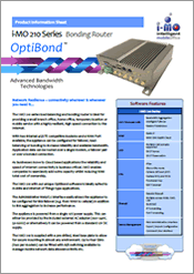 i-MO 210 Series Bonding Routers Product Information brochure
